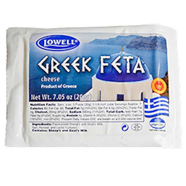 Greek Feta Cheese – Sheep's and Goat's Milk – 7.05 oz (200gr)