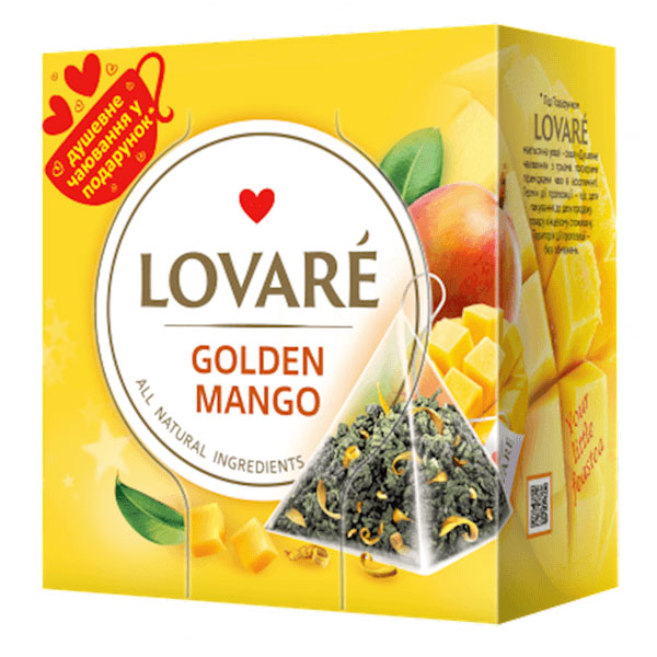 Зеленый чай Golden Mango – 15 чайных пакетиков