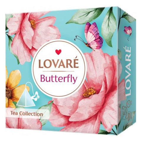 Tea Collection Butterfly – 3D – 9 Flavors – 45 Tea Bags – 5.6 oz