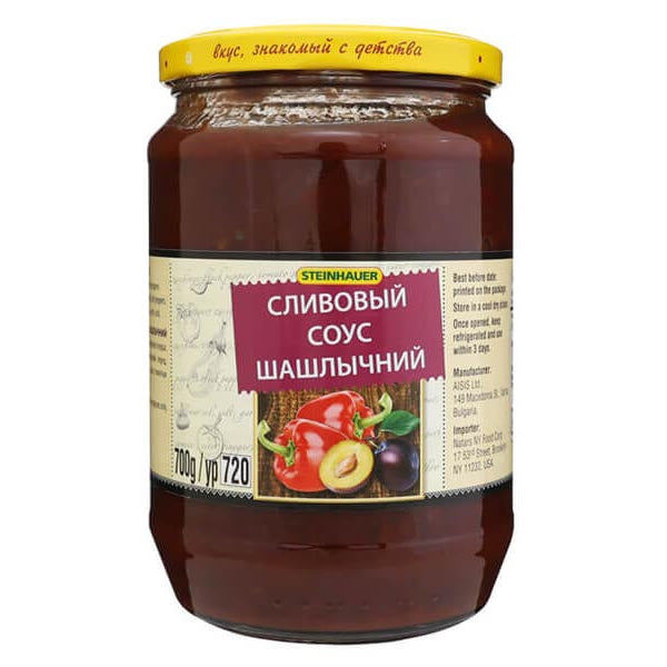 Соус Сливовый Шашлычный Шашлычный – 25.4 oz (720гр)