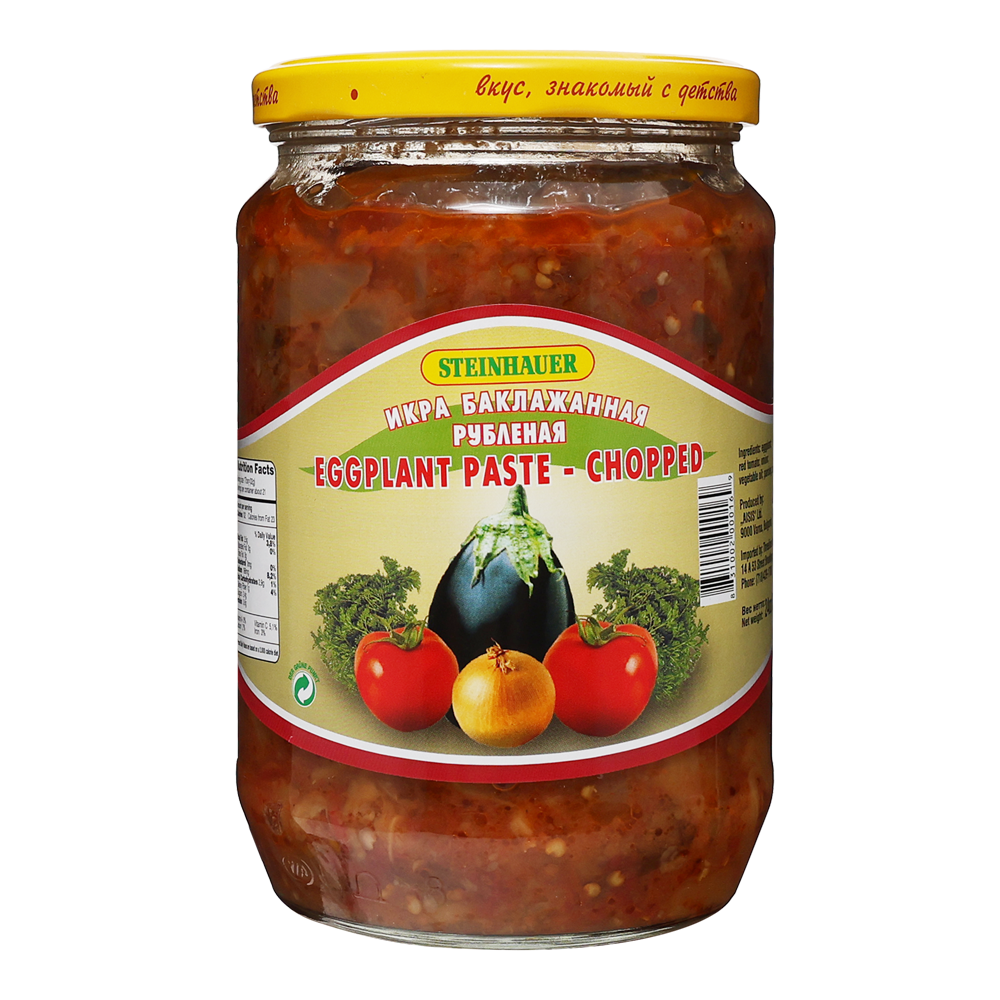 Eggplant Paste Chopped – 25.4 oz (720gr)