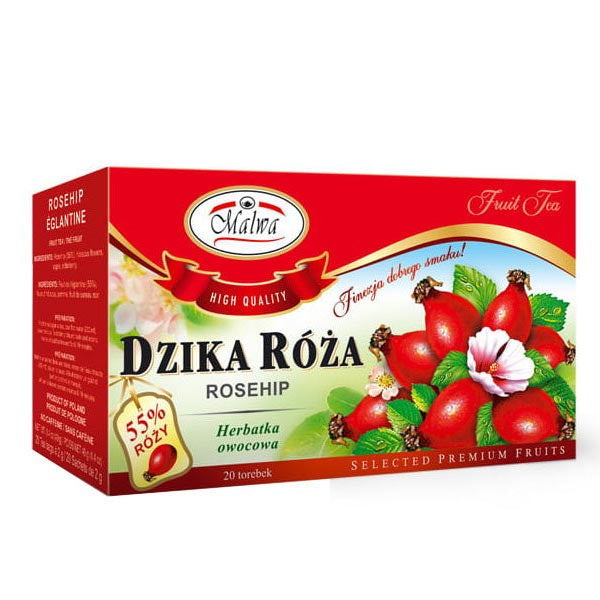 Чай Фруктовая роза + Имбирь – 20 чайных пакетиков