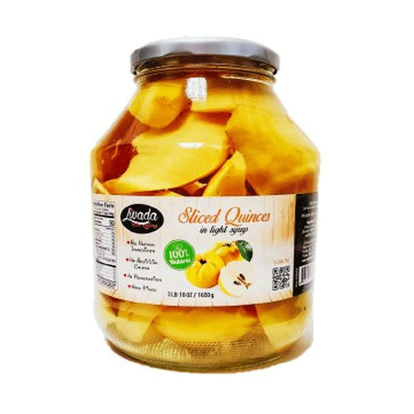 Compote Sliced Quinces Light Syrup – 55.79 fl oz (1.65lt)