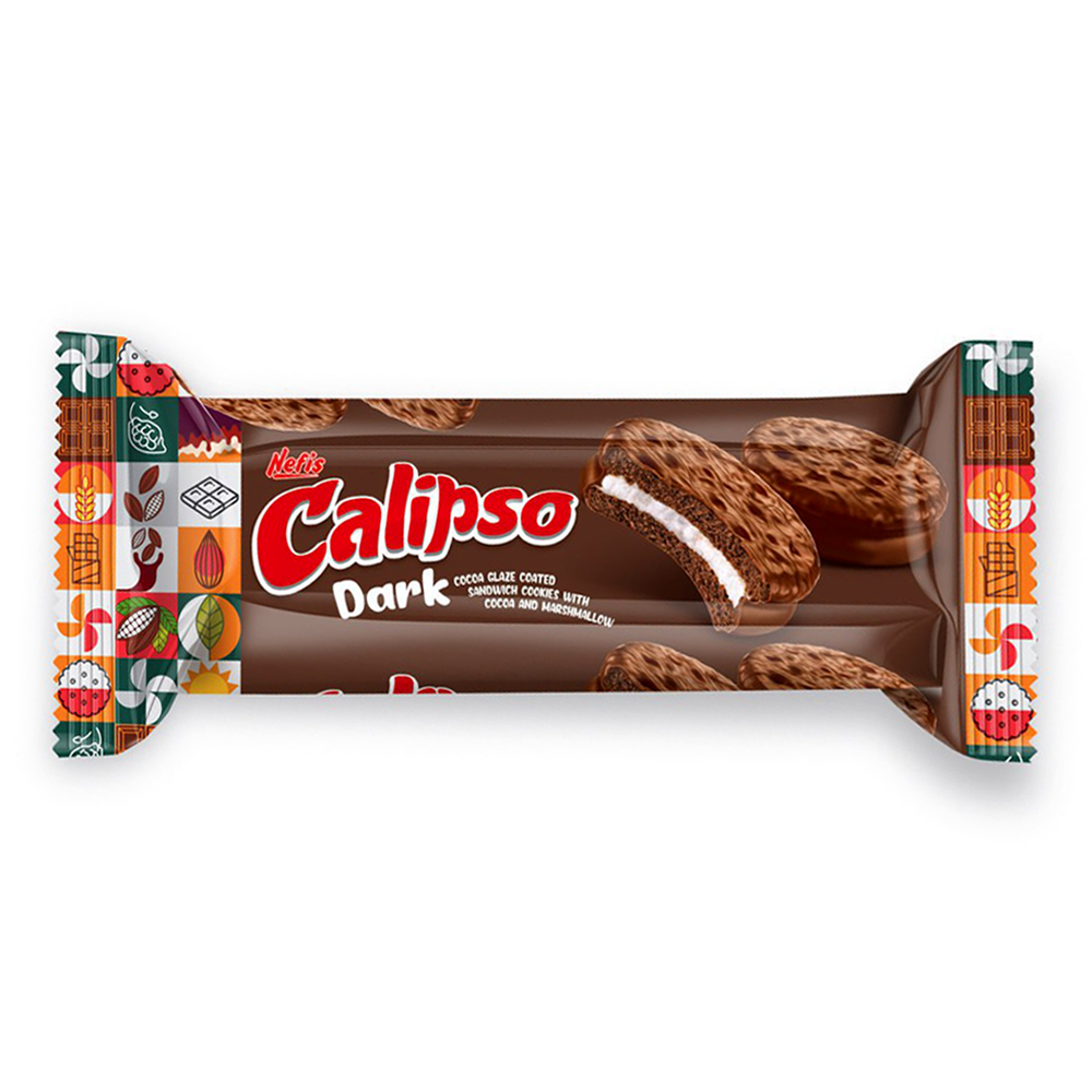 Cookies Choco Glaze Calipso Dark – 180 gr (6.35 oz)