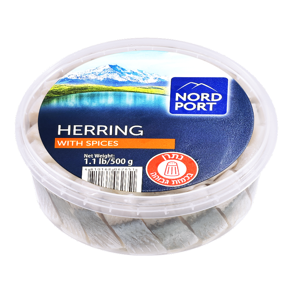 Buy Nord Port Herring Pieces Original with Spices – 17.64 oz