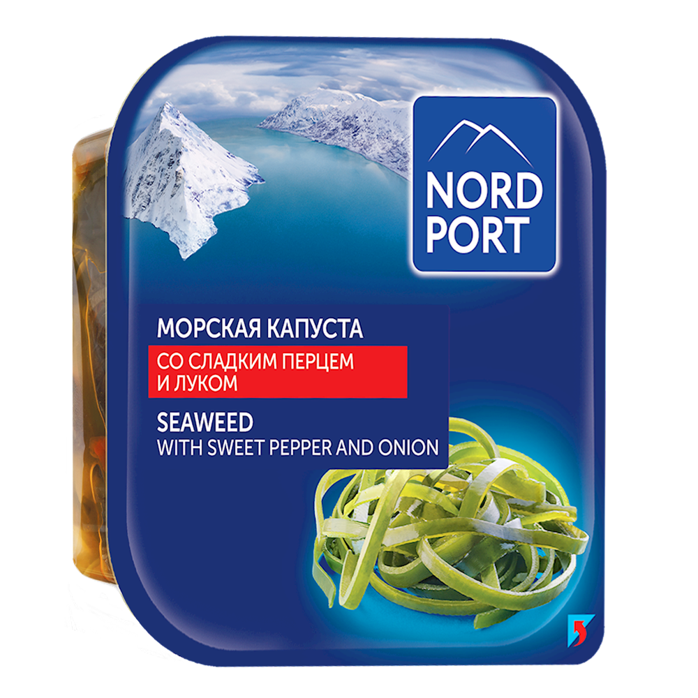 Seaweed Salad with Sweet Pepper and Onion – 7.05 oz (200gr)
