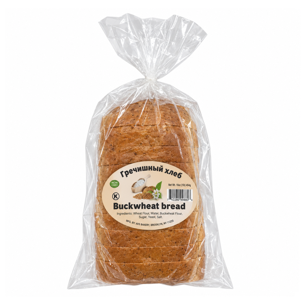 Fresh Bread – Buckwheat – 1.25 lb (567 gr)