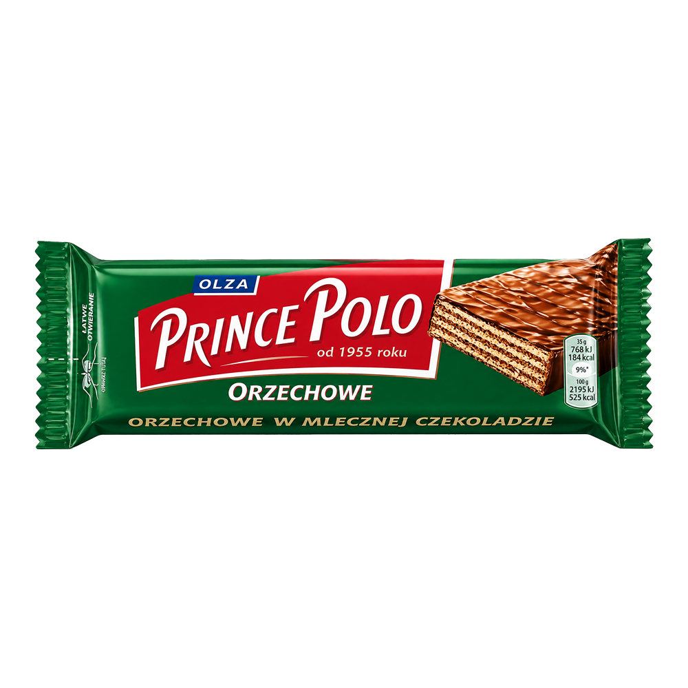 Wafers Prince Polo XXL Hazelnut Green – 1.59 oz (45 gr)