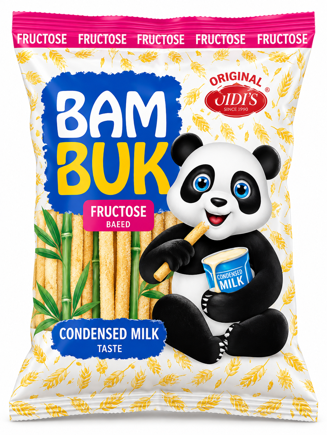 Multicereal Sticks – Bambuk with Condensed Milk, Fructose – 5.64 oz (160 gr)