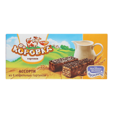 Вафельный торт «Коровка» с топленым молоком – 7,05 унций (200 г)