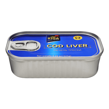 Cod Liver Square The Best of Riga – 4.27 oz (121gr)