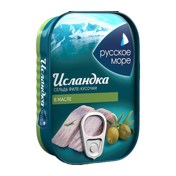 Кусочки атлантической сельди по-традиционному – 4,06 унции (115 г)