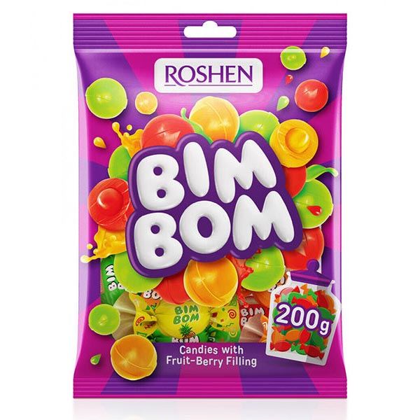 Упаковка конфет Hard Caramel Bim-Bom – 16,51 унции (468 г)