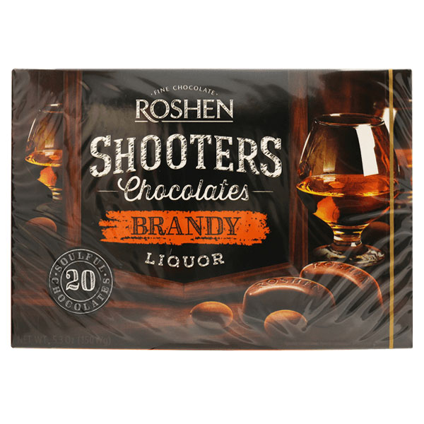 Candy Gift Box Shooters with Brandy Liquor – 5.29 oz (150gr)