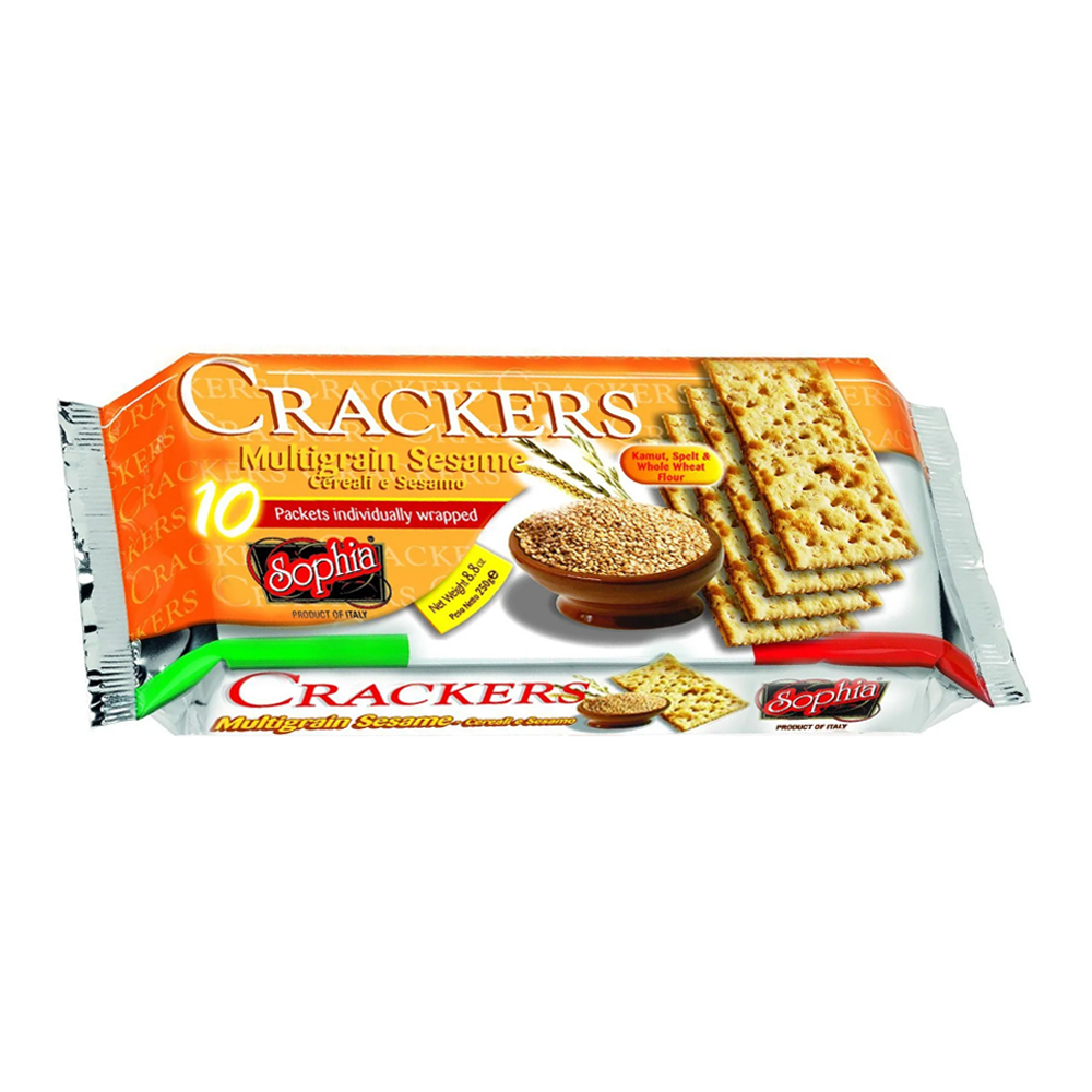 Crackers Sesame Multigrain – 8.82 oz (250gr)