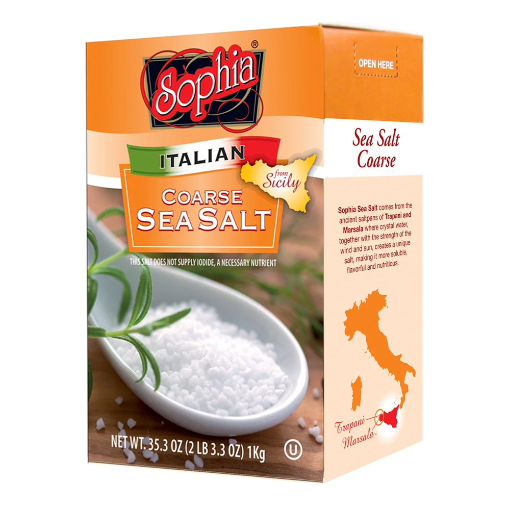 Salt Iodized Crystal Sea Coarse – 2.2 lb (1.0kg)