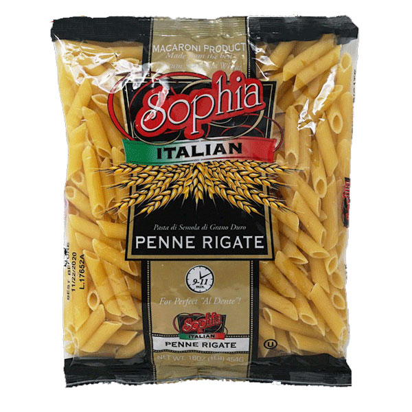 Pasta Penne Rigate – 1 lb (454gr)