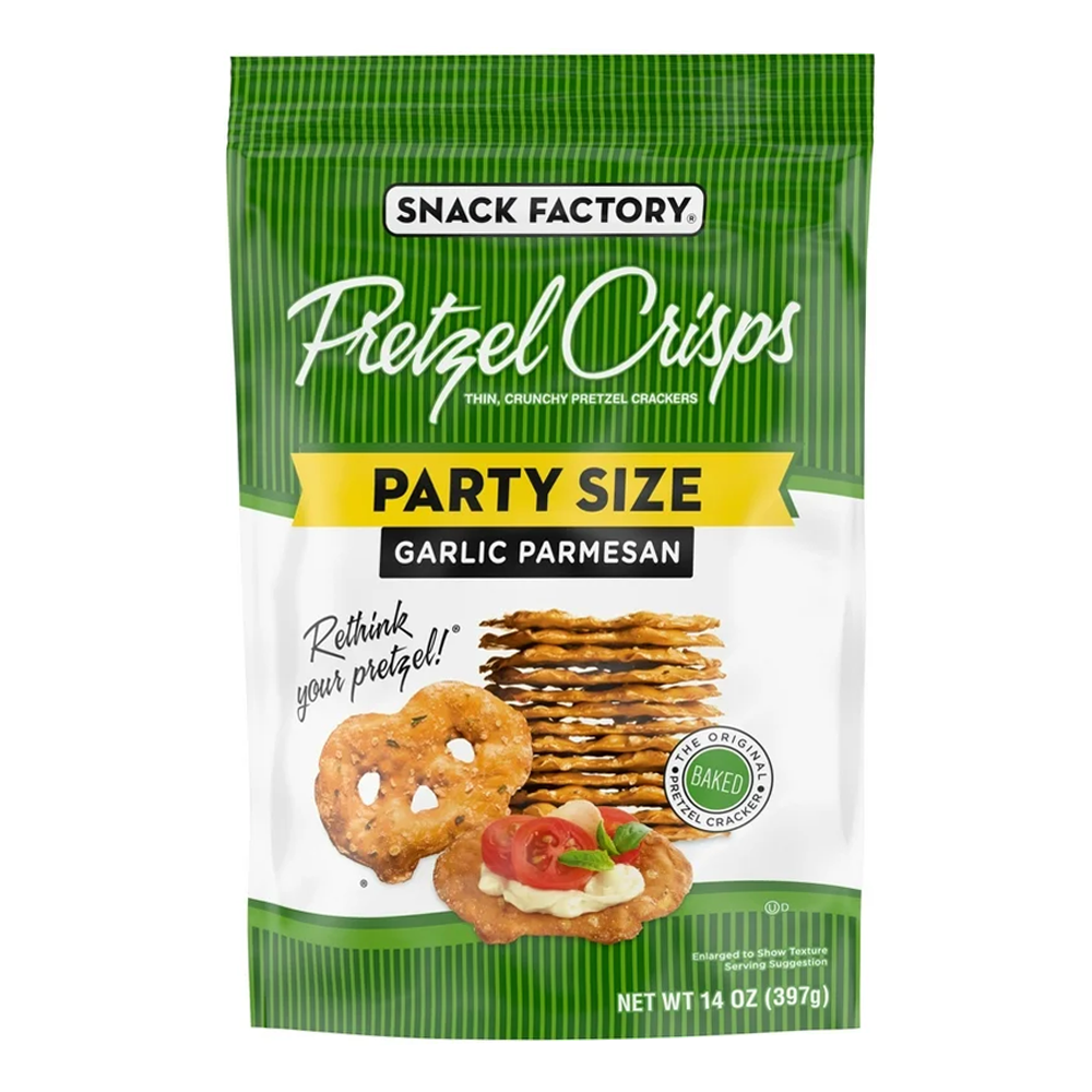 Pretzel Crisp Garlic, Parmesan – 14 oz (397 gr)
