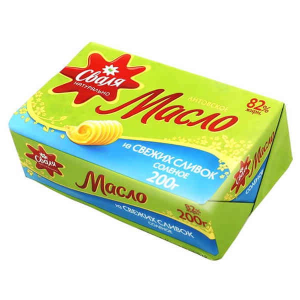 Соленые сливки 82% свежие – 7,05 унций (200 г)