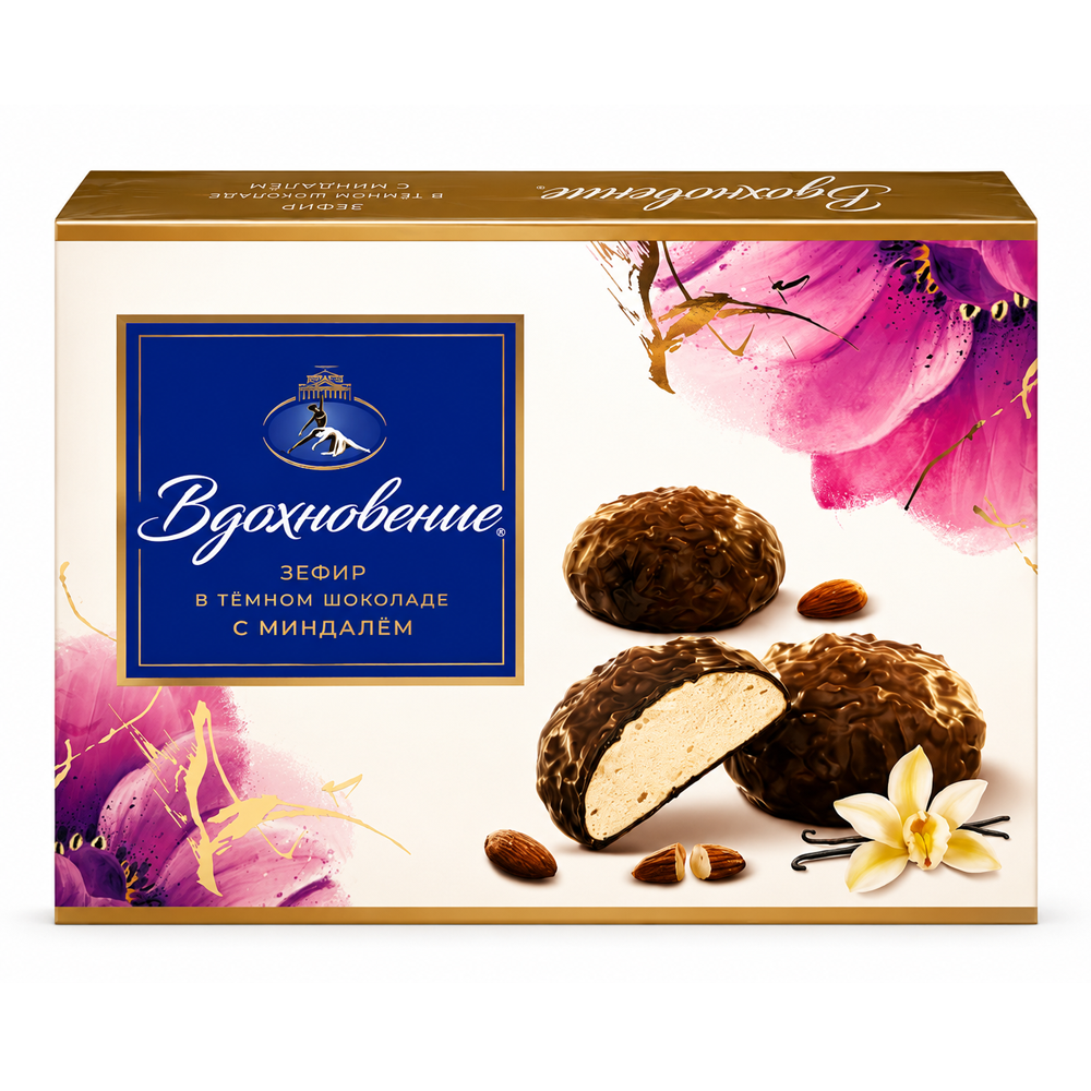 Marshmallow Dark Choco with Almond – 9.7 oz (275gr)