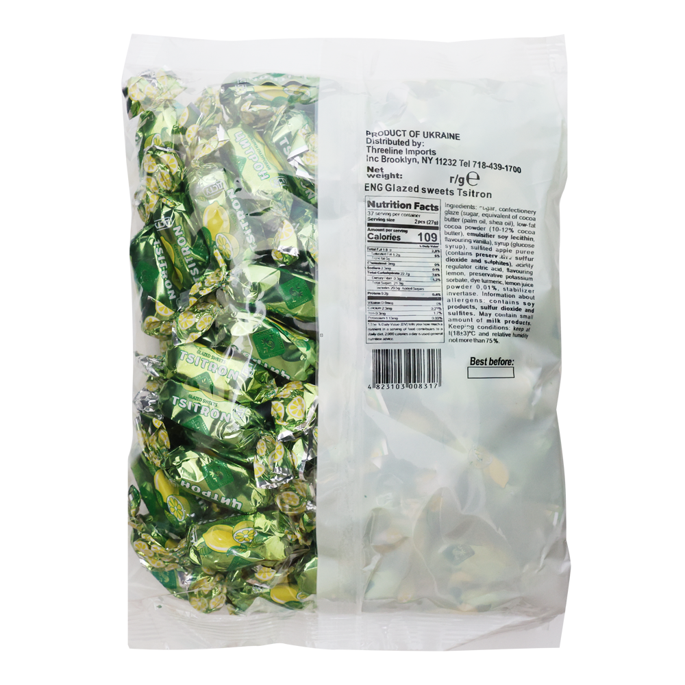 Candy Choco Tsitron – 1lb (453gr)
