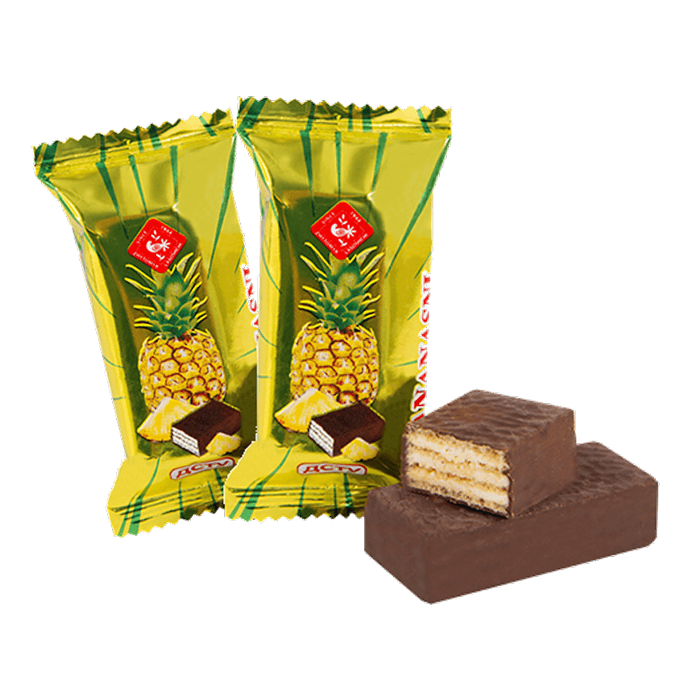 Candy Chocolate Wafers Ananas – 1lb (454g)