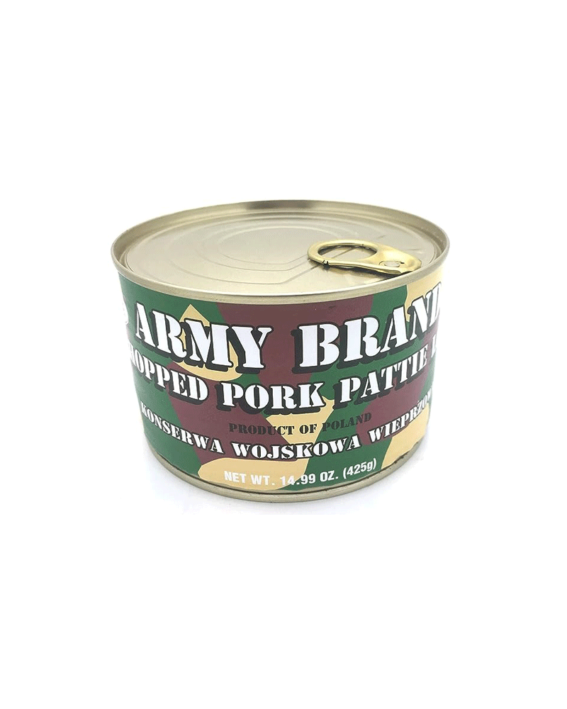 Army Brand - Canned (Tushonka) Chopped Pork Pattie Loaf 425gr