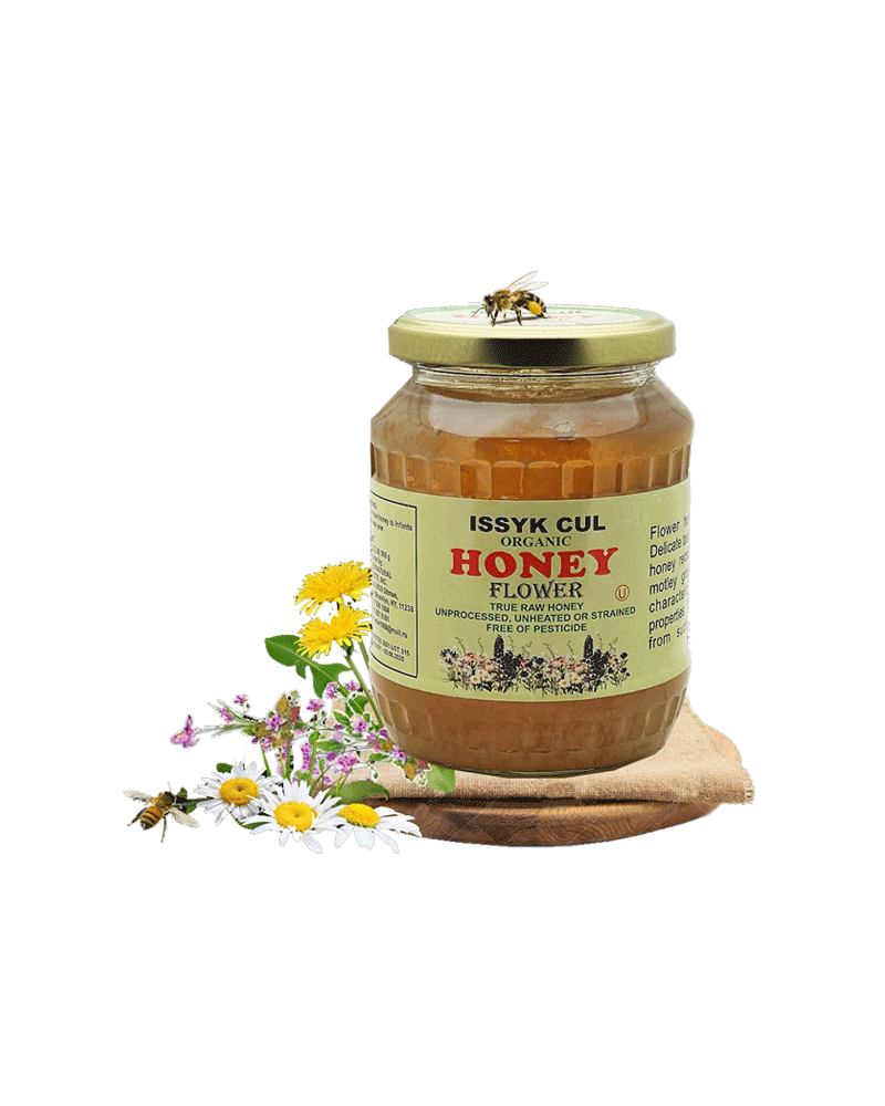 Golden - Natural Honey Organic Flower Issyk-Cul 908gr