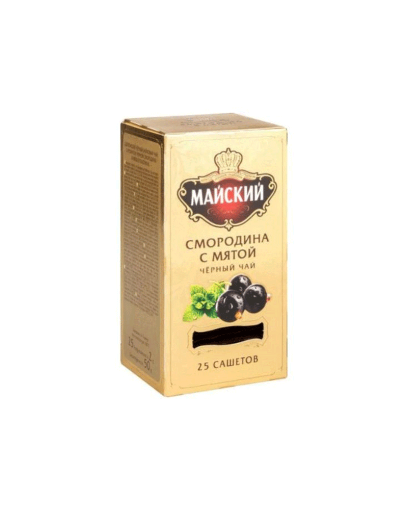 Mayskiy - Black Tea W/Blackcurrant 25tb