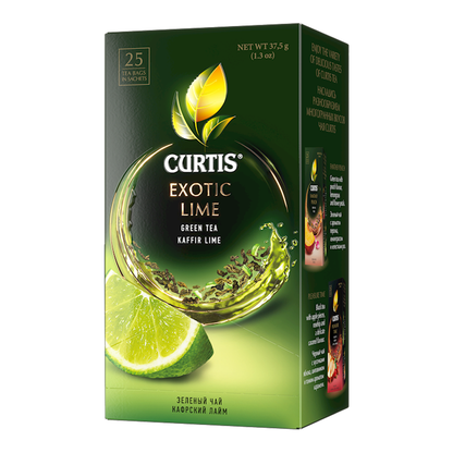 Tea Green Exotic Lime –  25 Tea Bags – 2.2 oz (62 gr)