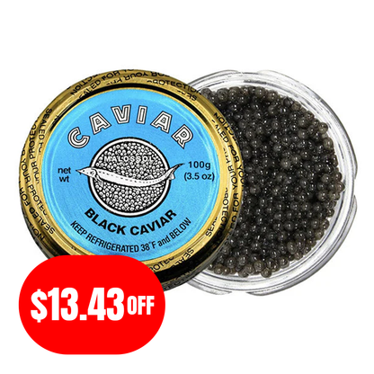 Black Caviar Paddlefish –  Glass – 3.53 oz (100gr)