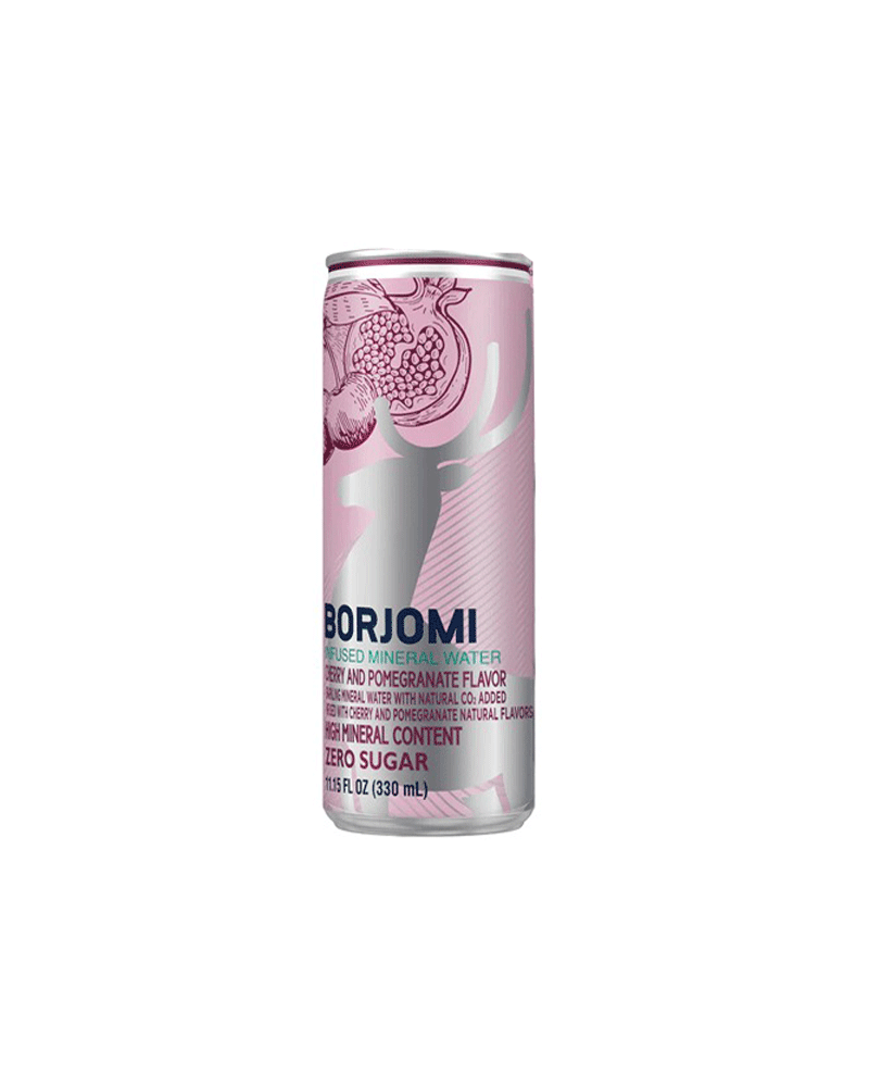 Borjomi - Water (Can) Mineral Borjomi With Cherry+Pomegranate 330ml