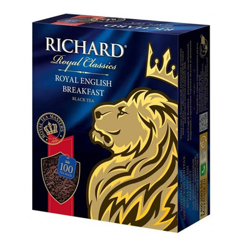 Tea Black Royal English Breakfast 100 Tea Bags – 7.05 oz (200 gr)