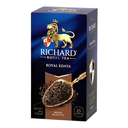 Tea Black Royal Kenya – Box – 25 Tea Bags – 2.2 oz (62 gr)