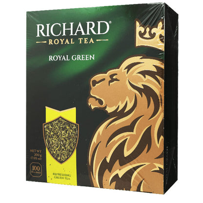 Чай зеленый Royal Green – 100 чайных пакетиков