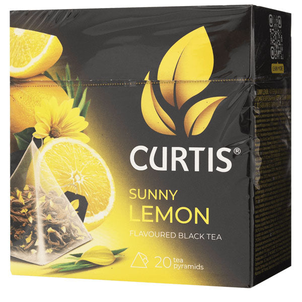 Buy Curtis Black Tea Sunny Lemon – 3D – 20 Tea Bags - Grocery Store ...