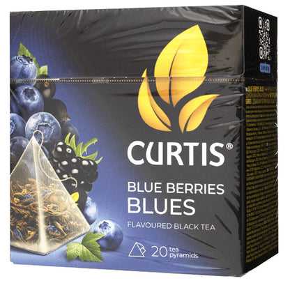 Black Tea Blue Berries Blues –  3D –  20 Tea Bags – 2.2 oz (62 gr)