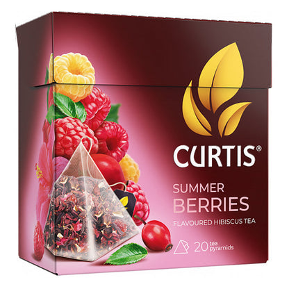 Tea Herbal Summer Berries –  20 Tea Bags (3D) – 2.2 oz (62 gr)