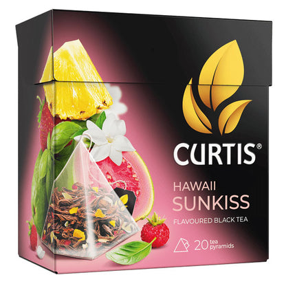 Tea Black Hawaii Sunkiss –  20 Tea Bags (3D) – 2.2 oz (62 gr)