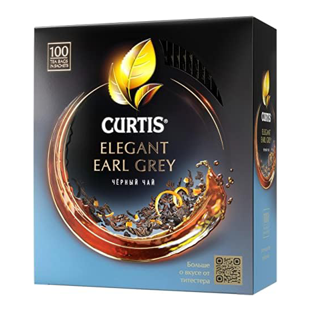 Black Tea Elegant Earl Grey –  100 Tea Bags