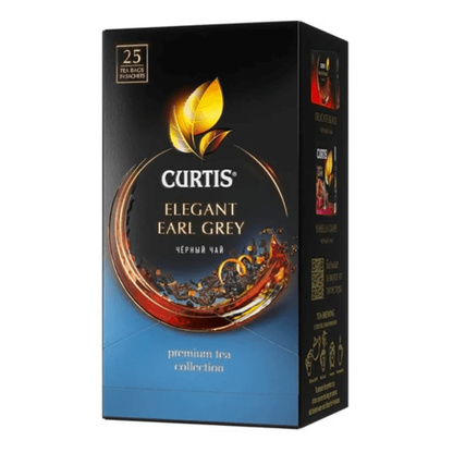 Tea Black Elegant Earl Grey –  25 Tea Bags – 2.2 oz (62 gr)
