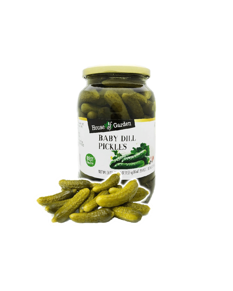 House Of Garden - Marinated Baby Dill Pickles 1lt