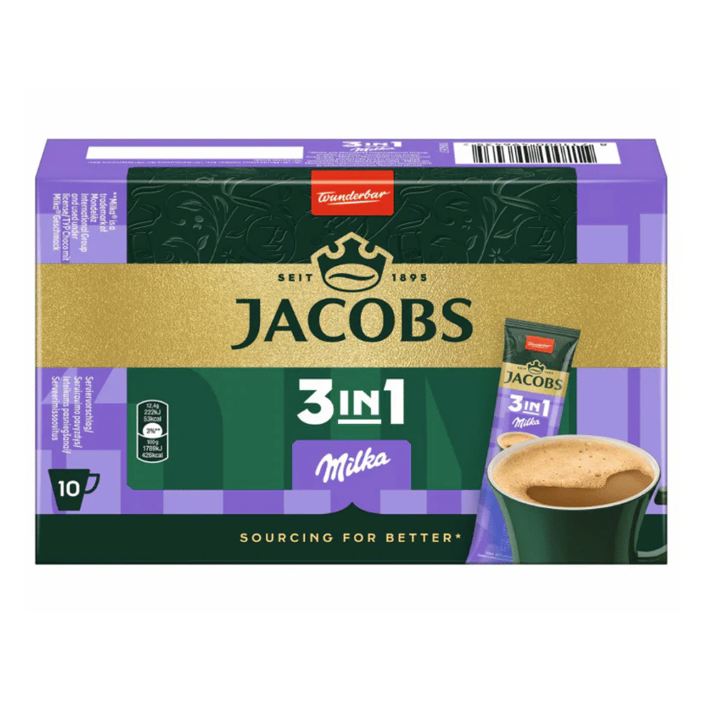 Coffee Instant 3 In 1 Milka – Box – 0.44 oz (12.4 gr)