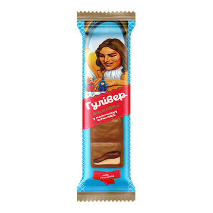 Шоколадные вафли Candy Choco Wafers Milk – Guliver – 1 фунт (453 г)