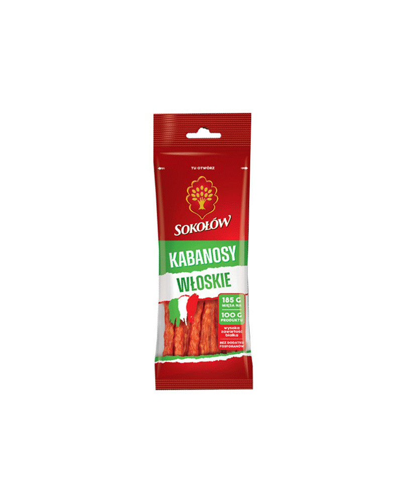 Sokolow - (Pre-Pk) Kabanosy Italian 120gr