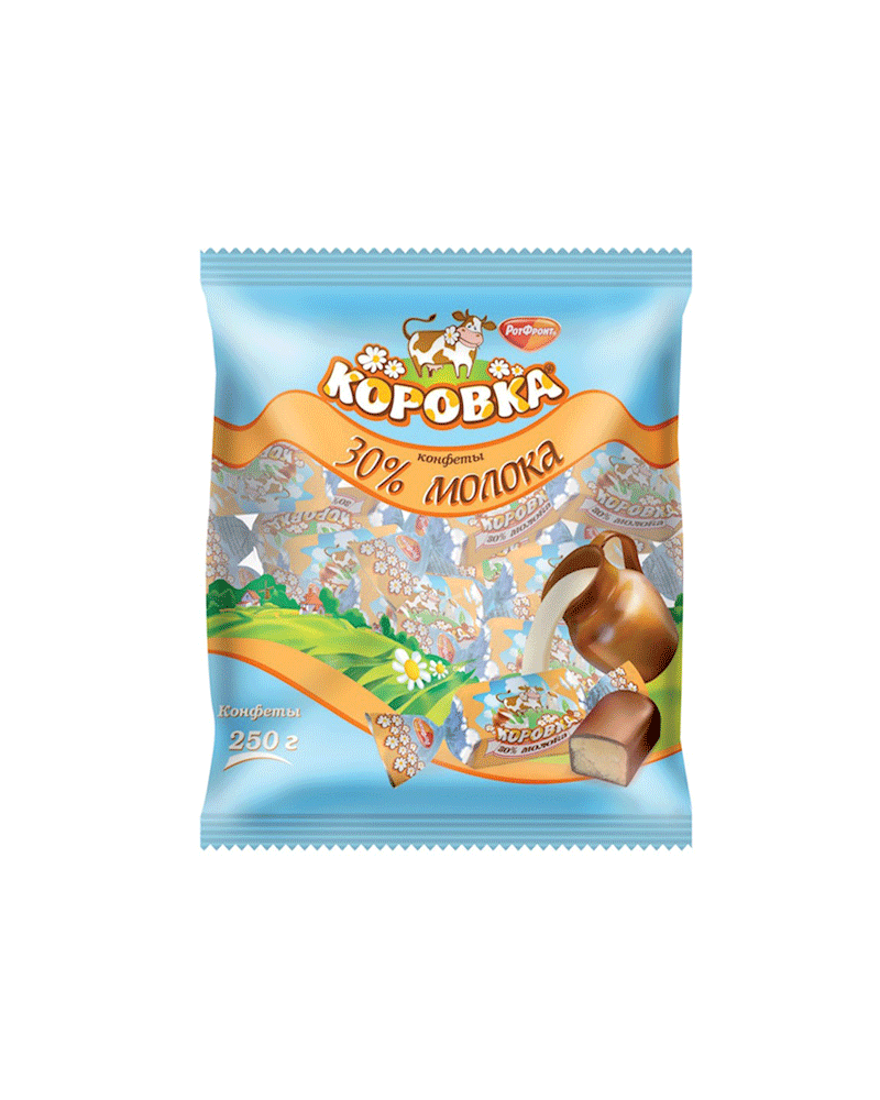 Rot-Front – Candy (Pack) Choco Korovka-30% Milk 250gr