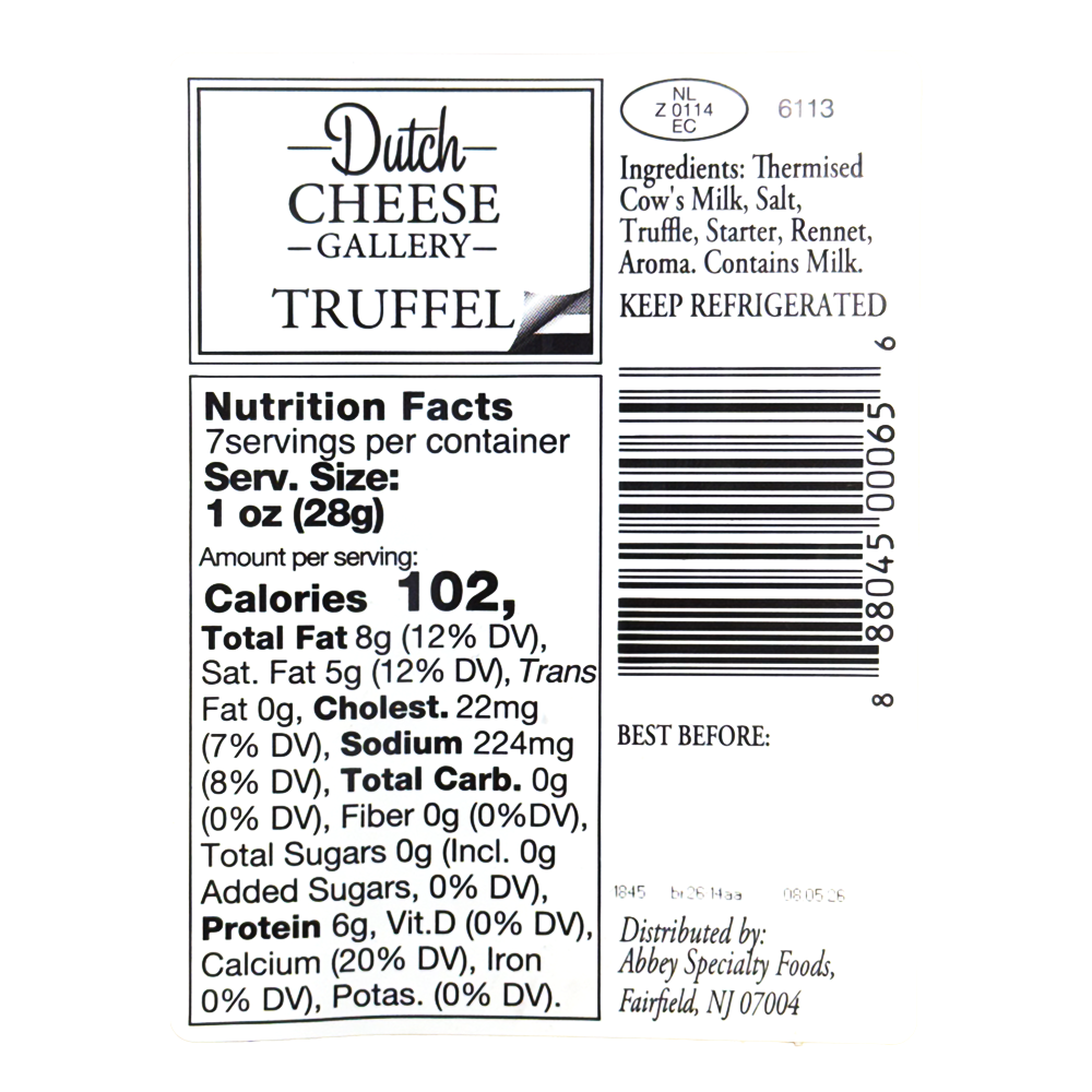 Cheese Truffle Gouda –  Pre-Packed – 7.05 oz (200gr)