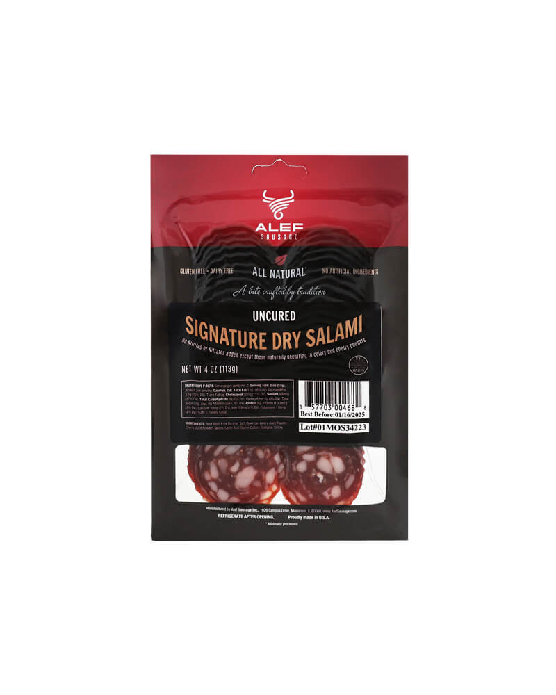 Alef - Sliced Salami Dry Signature (Moscow) 113gr