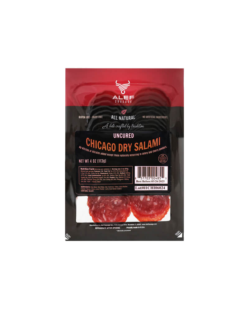 Alef - Sliced Salami Dry Chicago 113gr