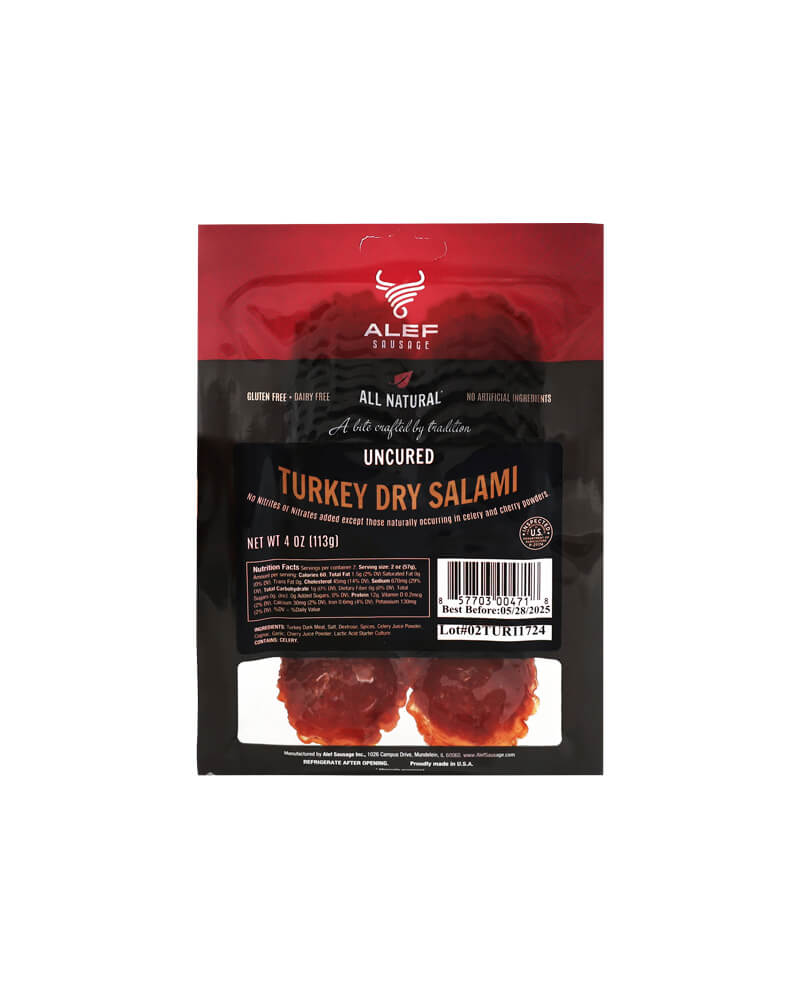 Alef - Sliced Salami Dry Turkey 113gr